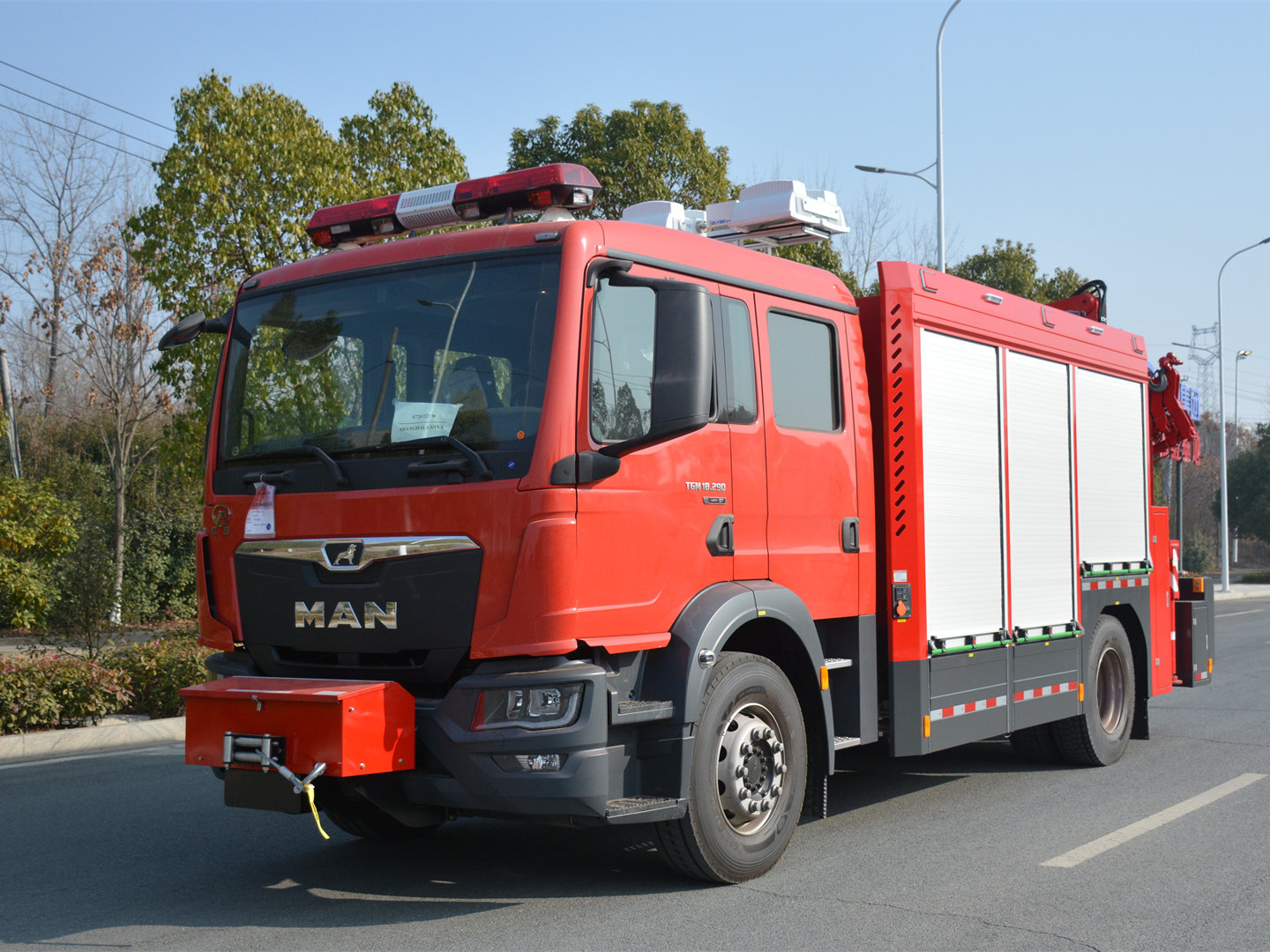 德國(guó)曼恩搶險(xiǎn)救援車